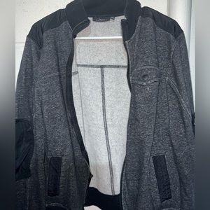 Marc Anthony Large Men’s Zip Up Jacket Grey & Black